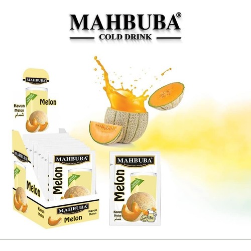 پودر شربت محبوبا Mahbuba با طعم ملون بسته 24 عددی