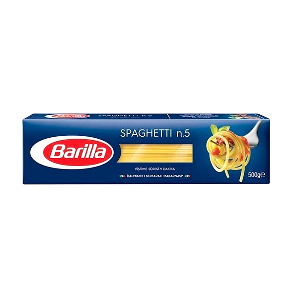 ماکارونی اسپاگتی باریلا Spaghetti n.5 وزن 500 گرم