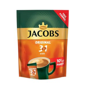 قهوه فوری جاکوبز 3 در 1 بسته 10 عددی