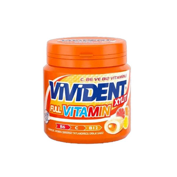 آدامس ویتامین ویویدنت مدل Full vitamin وزن 90 گرم