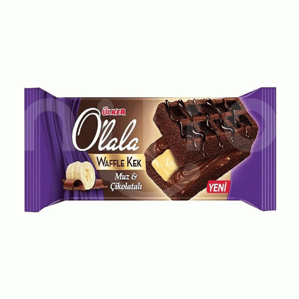 کیک اولکر اولالا وافل کیک موز و شکلات 70 گرم Ulker Olala