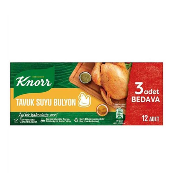 عصاره مرغ کنور 12 عددی ا Knorr
