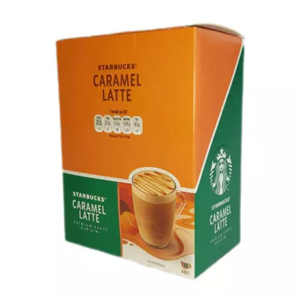 قهوه فوری کارامل لاته استارباکس بسته 10 ساشه 23 گرمی