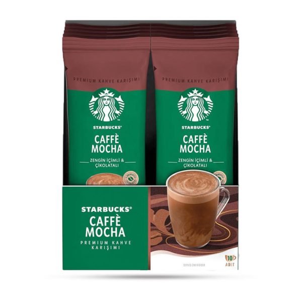 قهوه فوری کافه موکا استارباکس بسته 10 ساشه ای