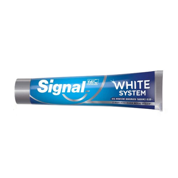 خمیر دندان سیگنال سری white system سفید کننده 75 میلی لیتر