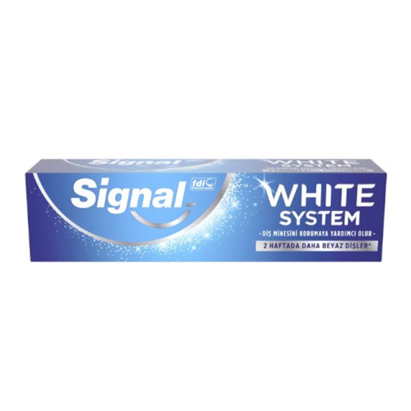 خمیر دندان سیگنال سری white system سفید کننده 75 میلی لیتری