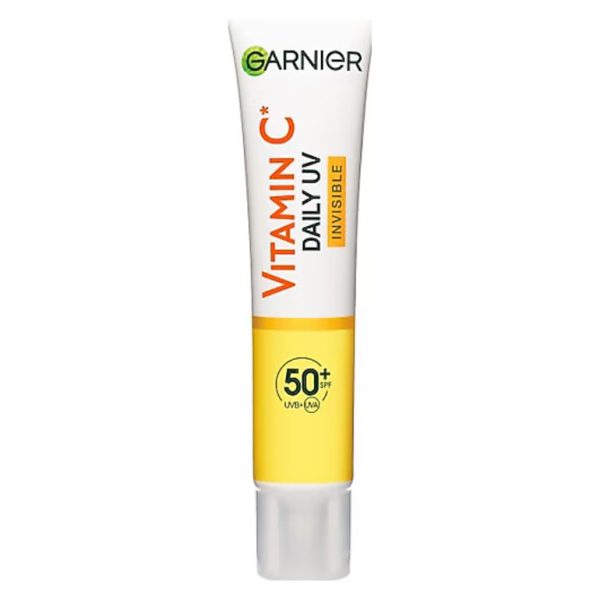 ضد آفتاب ویتامین سی گارنیر مدل بی رنگ SPF50 حجم 40 میلی لیتر