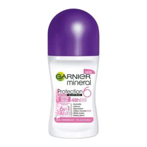 مام رول ضد تعریق زنانه گارنیر مینرال 48 ساعته مدل COTTON FRESH 6 in 1- حجم 50 میلی لیتر