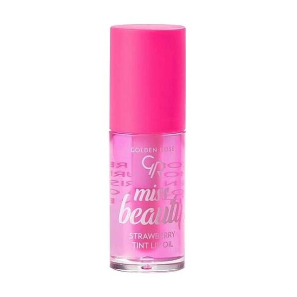 تینت لب مایع Miss Beauty گلدن رز مدل توت فرنگی (صورتی) 6 میلی لیتر