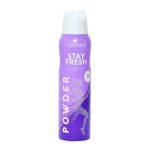 اسپری دئودورانت STAY FRESH زنانه 24 ساعته فارماسی مدل POWDER حجم 150 میلی لیتر