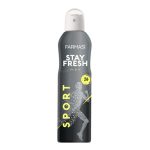 اسپری دئودورانت STAY FRESH مردانه 24 ساعته فارماسی مدل اسپورت 150 میلی لیتر