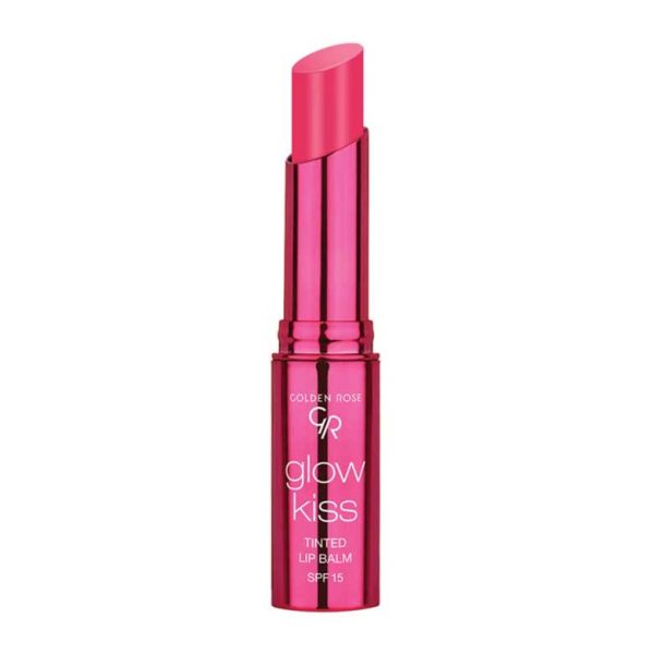 تینت لب جامد گلدن رز مدل GLOW KISS رایحه تمشک 03