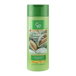 شامپو مو حاوی کراتین گیاهی و روغن بادام گلدن رز 430 میلی لیتر