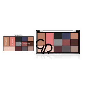 پالت صورت و چشم سیتی استایل گلدن رز 02 SMOKEY