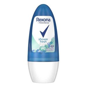 مام رول ضد تعریق زنانه رکسونا مدل shower fresh آبی 48 ساعته 50 میلی لیتر