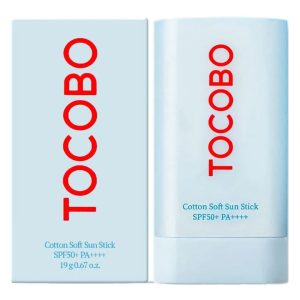 ضد آفتاب استیکی SPF50 آبی توکوبو TOCOBO حاوی عصاره پنبه 19 گرم