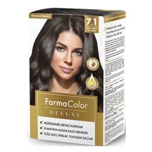 رنگ موی فارماسی FarmaColor شماره 7.1 بلوند خاکستری