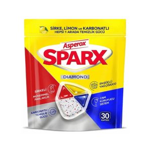 قرص ماشین ظرفشویی اسپروکس مدل Sparx Diamond بسته 30 عددی