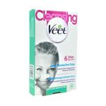 چسب پاک کننده پوست بینی ویت سفید بسته 6 عددی Veet Cleansing Nose Strips