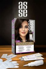 کیت رنگ مو بدون آمونیاک آسه ASSE مدل Adventure شماره 4.35