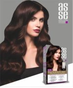 کیت رنگ مو بدون آمونیاک آسه ASSE مدل Adventure شماره 5.74