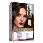 کیت رنگ مو بدون آمونیاک آسه ASSE مدل Adventure شماره 6.0