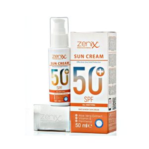 کرم ضد آفتاب پمپی زنیکس spf 50 حجم 50 میلی لیتر