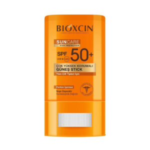 ضد آفتاب استیکی بیوکسین بی رنگ مناسب انواع پوست با spf50 وزن 15 گرم
