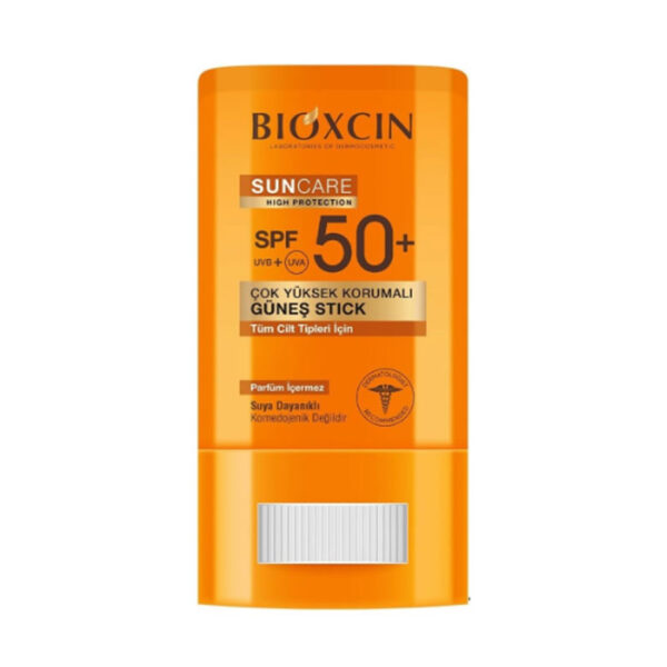 ضد آفتاب استیکی بیوکسین بی رنگ مناسب انواع پوست با spf50 وزن 15 گرم